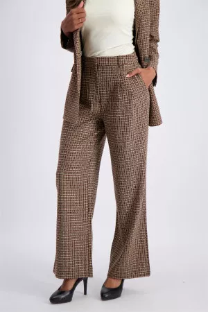 Pantalon large imprimé à carreaux Molly Bracken