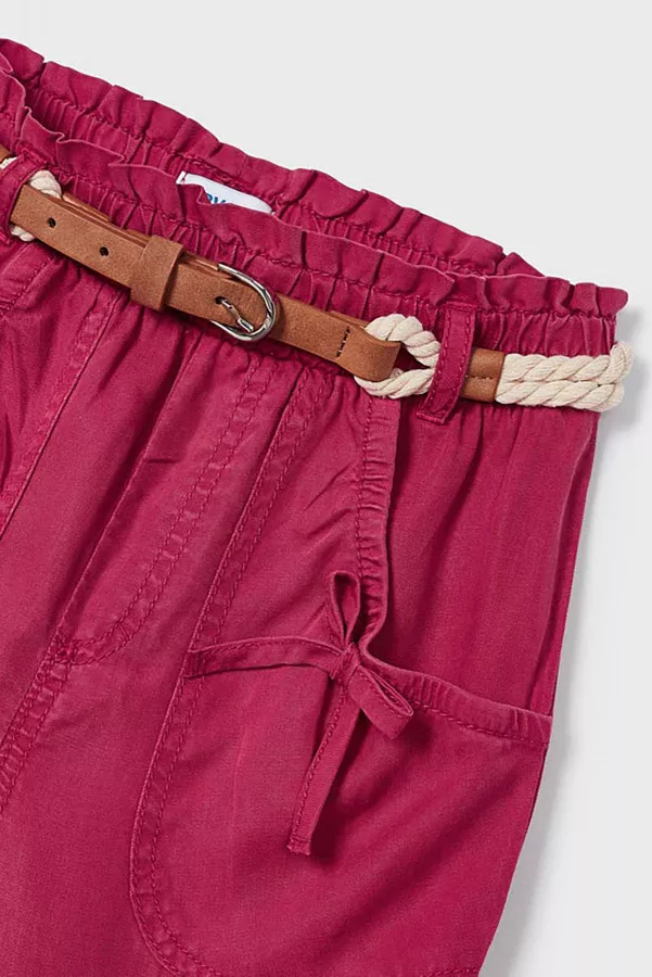 Pantalon avec bords élastiqués et ceinture Mayoral