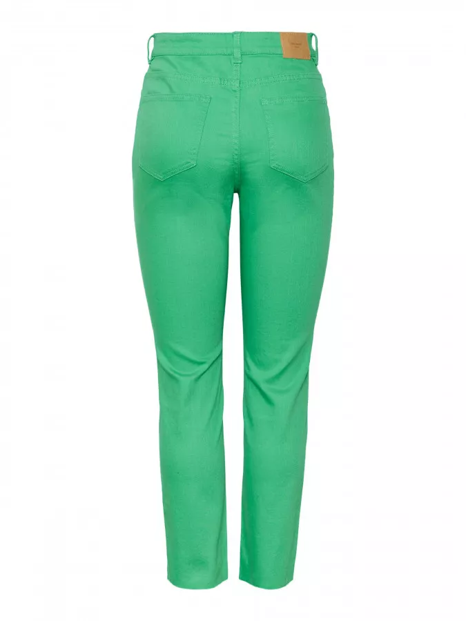 Pantalon droit uni en coton stretch BRENDA Vero Moda