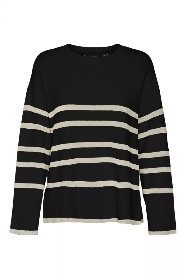 Pull en maille imprimé rayé Vero Moda