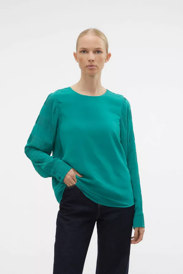 Blouse unie avec manches longues structurées SKYLAR Vero Moda