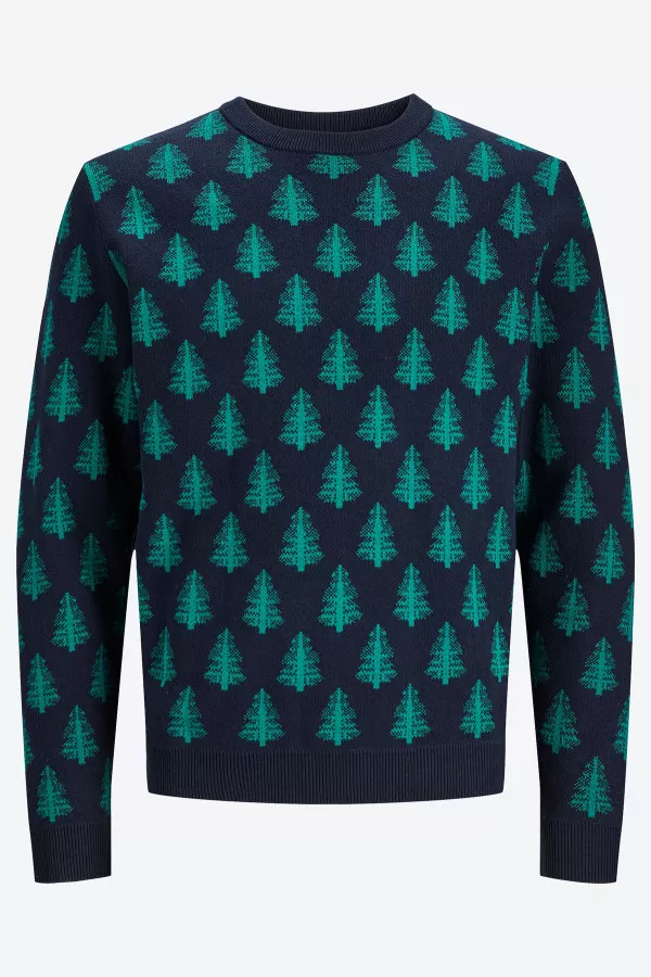 Pull en maille avec impression FESTIVE Jack & Jones