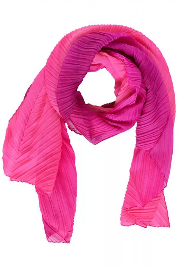 Foulard plissé effet tie and dye Street One