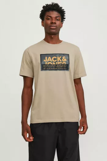 T-shirt Blanc Homme Jack & Jones Blagabriel | Espace des Marques
