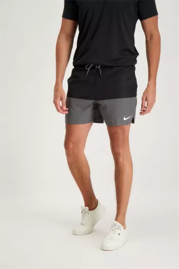 Short maillot bicolore doublé en mesh avec logo devant Nike