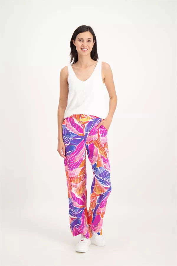 Pantalon multicolore avec taille élastiquée LIMIA Vila