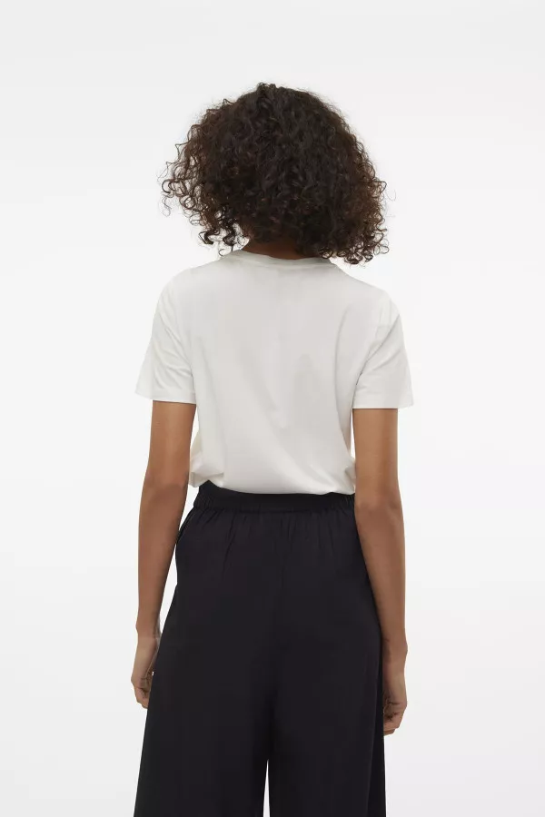 T-shirt en coton avec impression devant MACKENZI Vero Moda