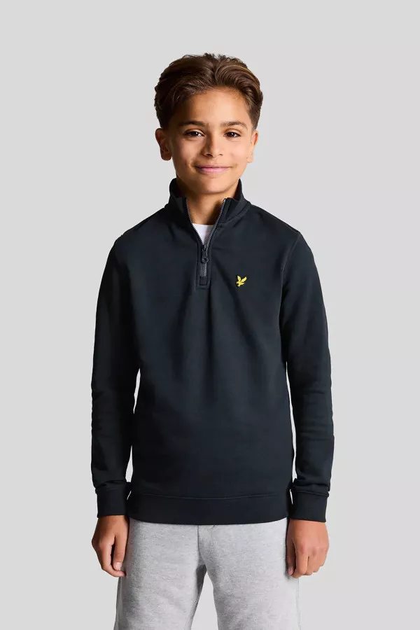 Sweat uni avec col montant zippé Lyle & Scott