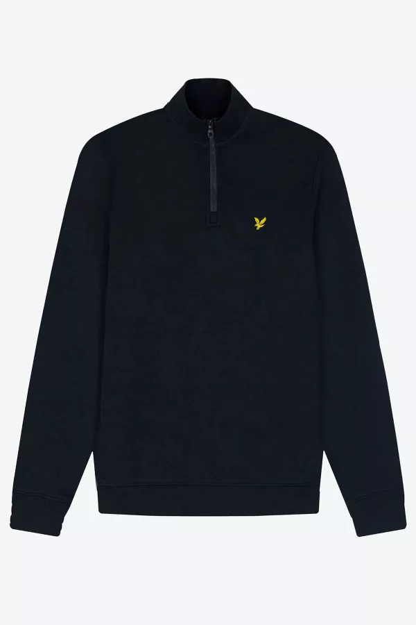 Sweat uni avec col montant zippé Lyle & Scott