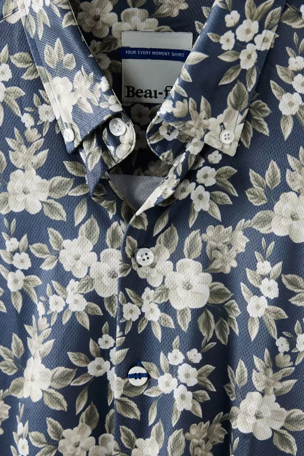 Chemise infroissable imprimée fleuri Beau-fils