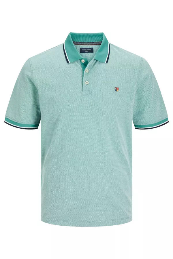 Polo chiné avec logo brodé BLUWIN Jack & Jones