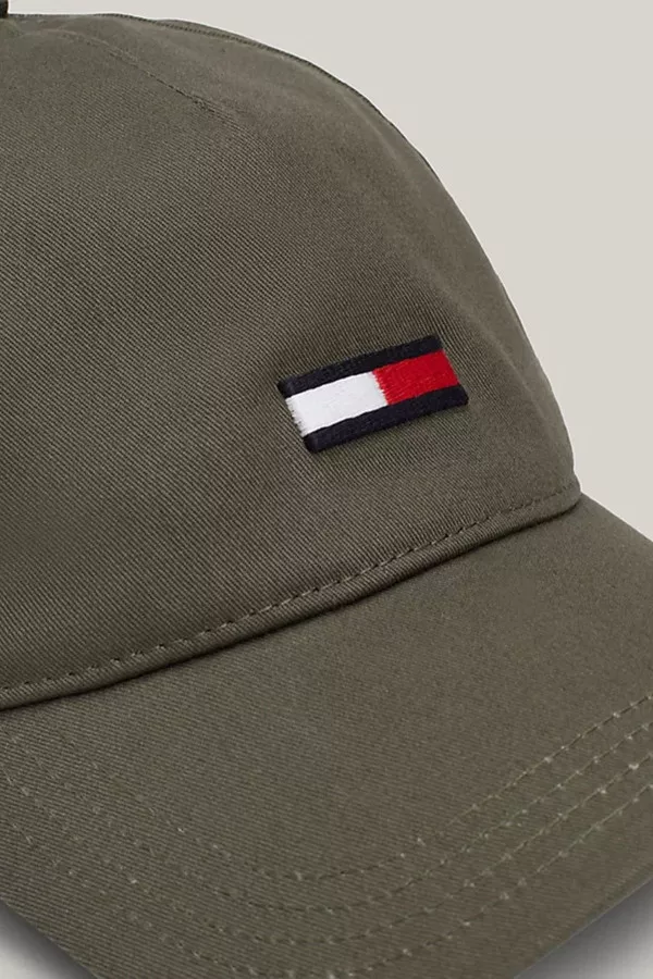 Casquette unie en coton avec logo brodé Tommy Hilfiger