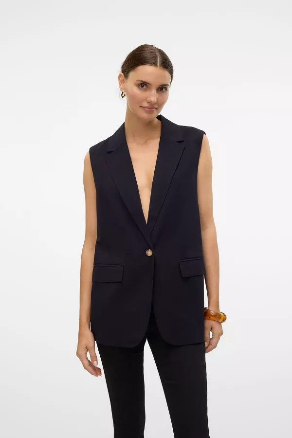 Blazer uni sans manches Vero Moda