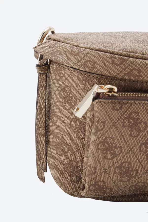 Sac banane imprimé 4G en similicuir Guess