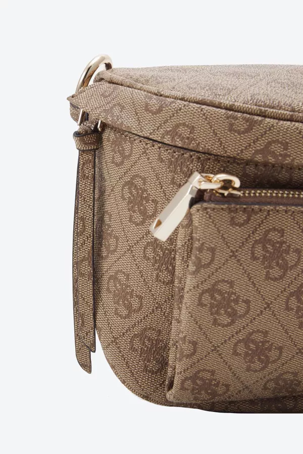 Sac banane imprimé 4G en similicuir Guess