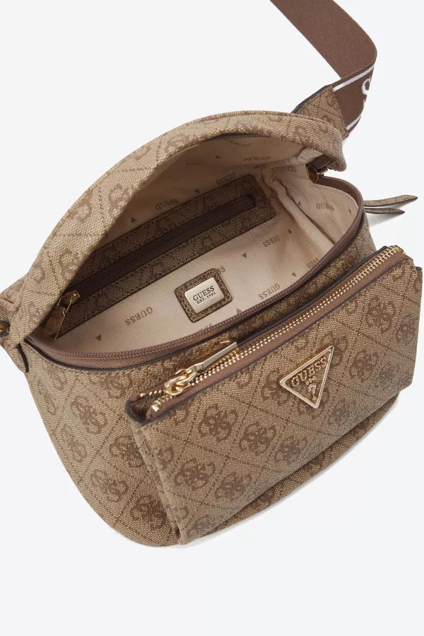 Sac banane imprimé 4G en similicuir Guess