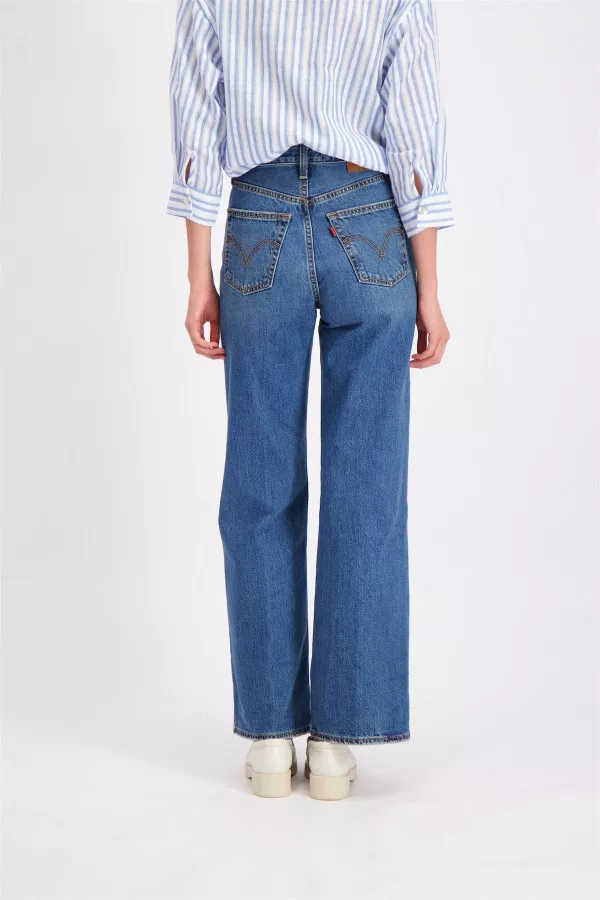 Jean délavé taille haute Levi's