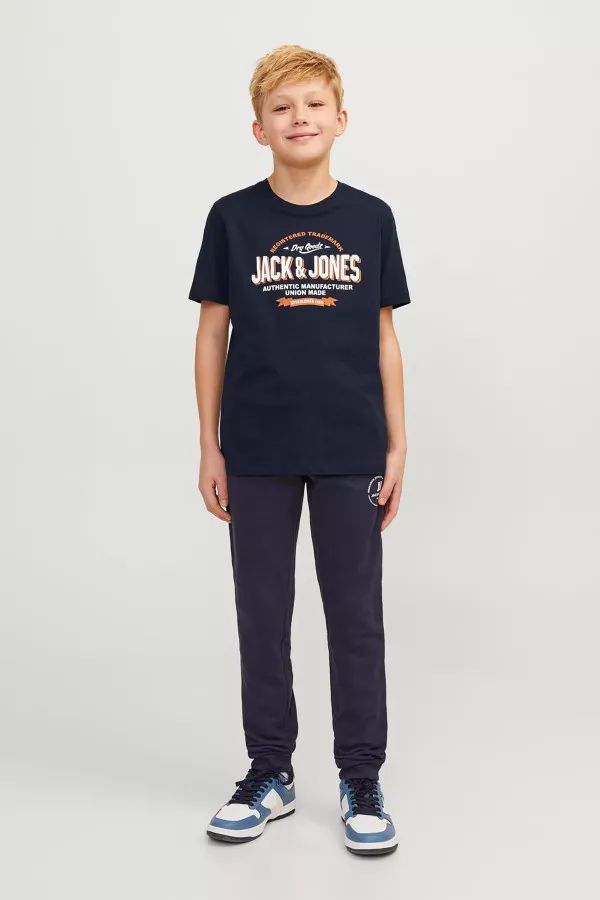 T-shirt en coton avec impression devant Jack & Jones