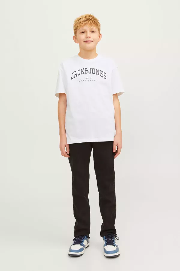 T-shirt en coton avec impression devant Jack & Jones