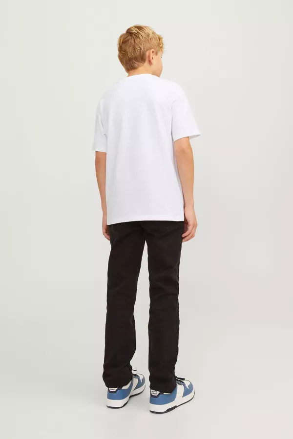 T-shirt en coton avec impression devant Jack & Jones