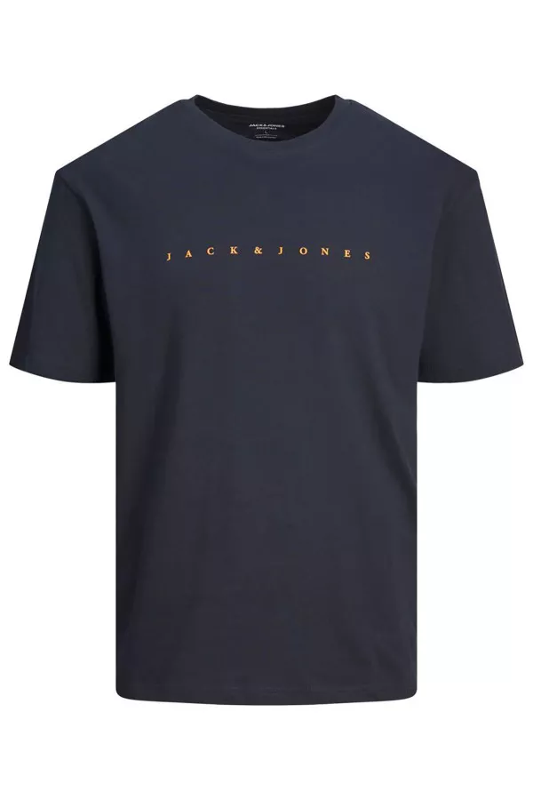 T-shirt avec inscription devant en coton Jack & Jones