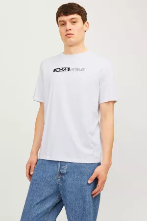 T-shirt ras du cou avec impression devant Jack & Jones