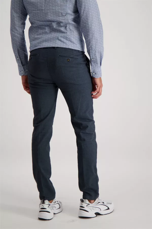 Pantalon Slim fit imprimé minimaliste ton sur ton Four Ten