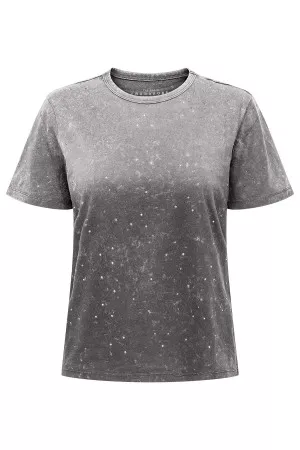 T-shirt uni avec strass Only