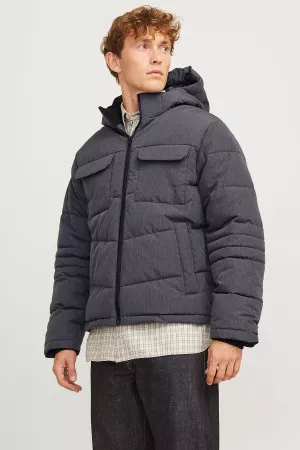 Doudoune unie en nylon avec poches Jack & Jones