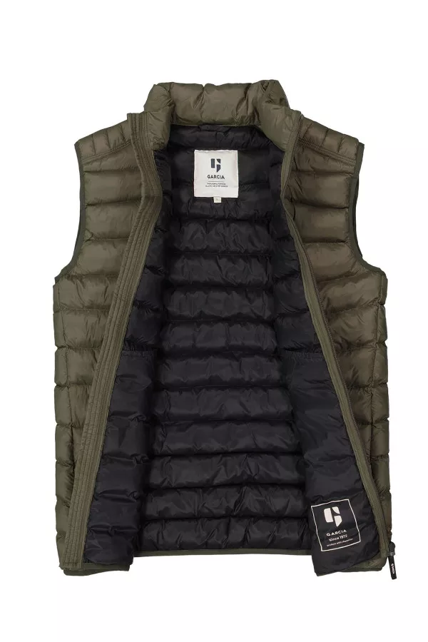 Bodywarmer matelassé uni Garcia