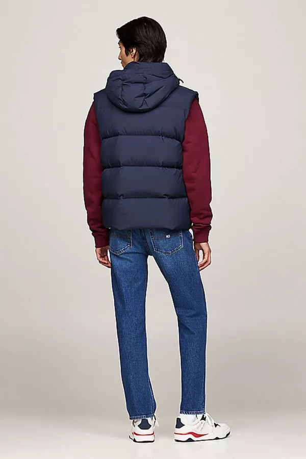 Bodywarmer uni avec col à capuche Tommy Hilfiger