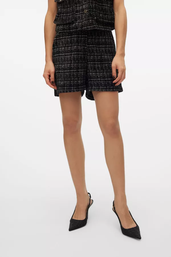 Short en tweed avec poches Vero Moda