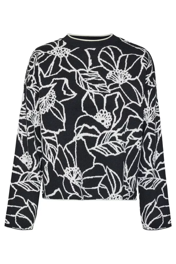 Pull ample imprimé en maille Vero Moda