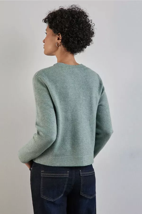 Cardigan zippé uni en maille Street One