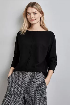 Pull uni en fine maille Street One