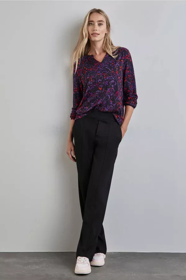 Blouse imprimée manches longues Street One