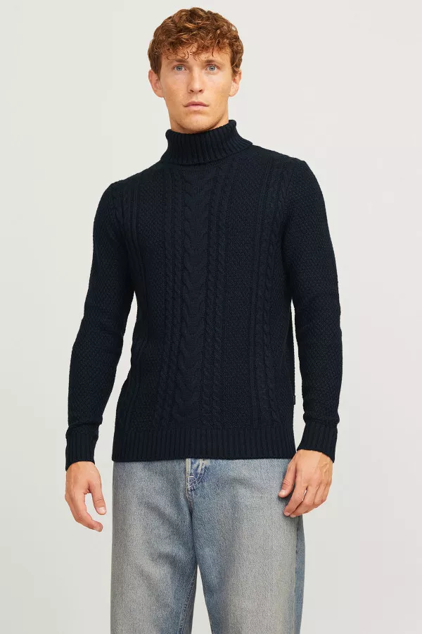 Pull en maille col roulé Jack & Jones