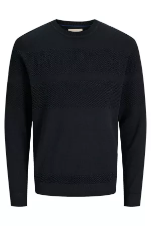 Pull uni en maille structurée Jack&Jones