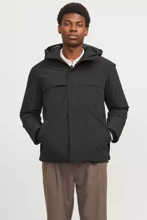 Veste à capuche unie déperlante Jack&Jones