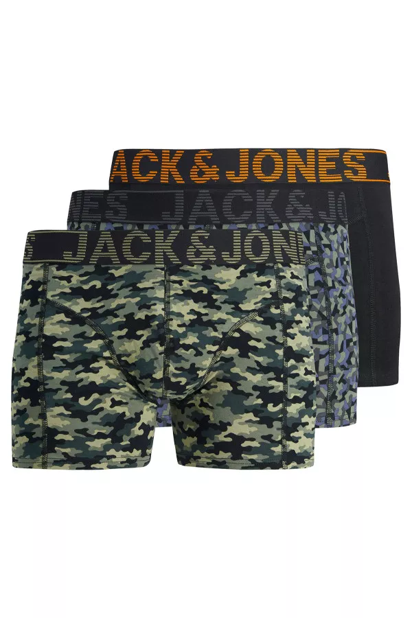 Boxer uni ou imprimé taille élastique avec logo Jack & Jones