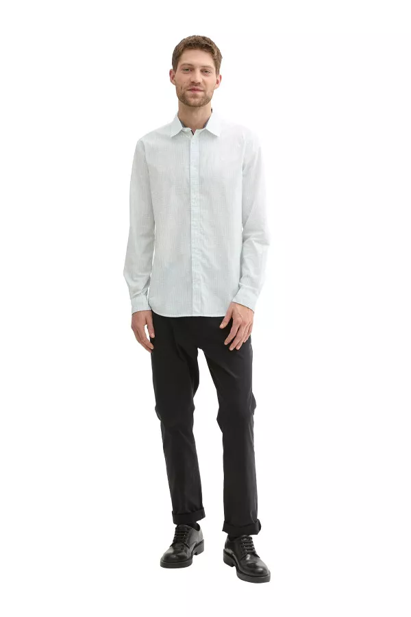 Chemise en coton imprimée Tom Tailor