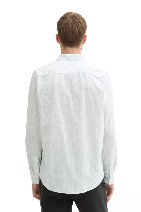 Chemise en coton imprimée Tom Tailor