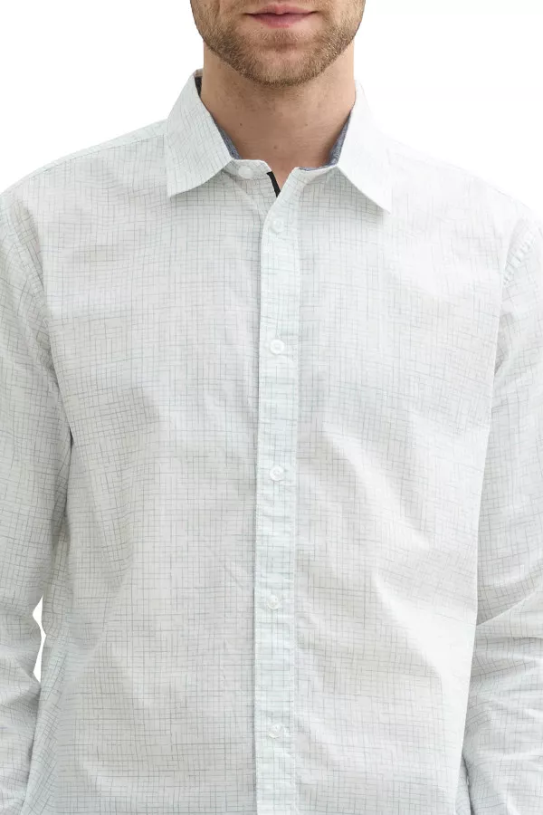 Chemise en coton imprimée Tom Tailor