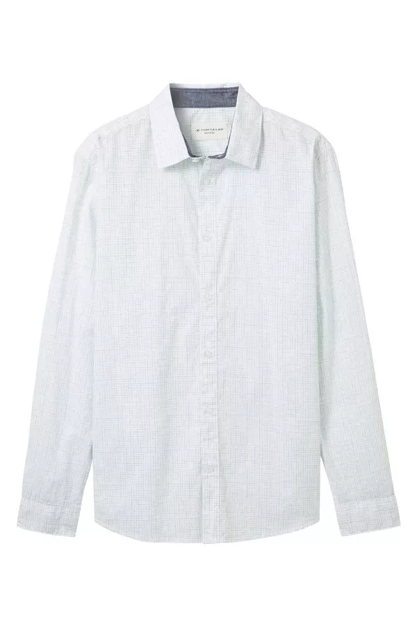 Chemise en coton imprimée Tom Tailor