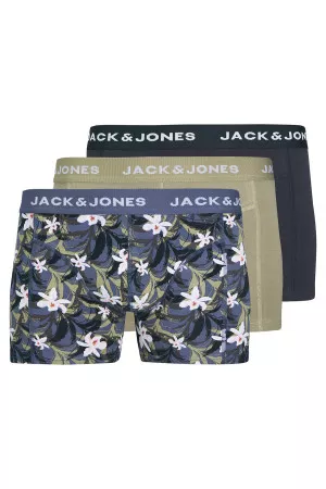 Boxer uni ou imprimé taille élastique avec logo Jack & Jones