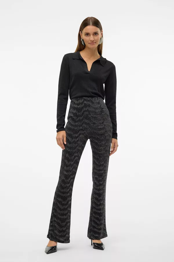 Pantalon droit avec lurex Vero Moda