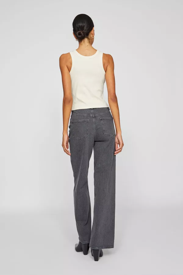 Pantalon en jean droit modèle 5 poches Vila