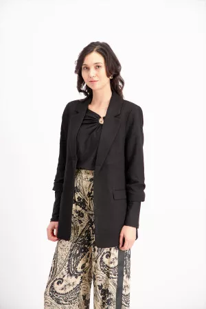 Blazer manches 3/4 en matière structurée Vero Moda