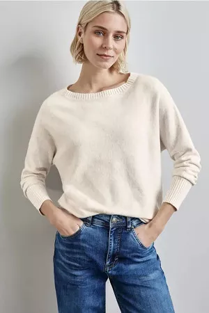 Pull uni manches longues Street One