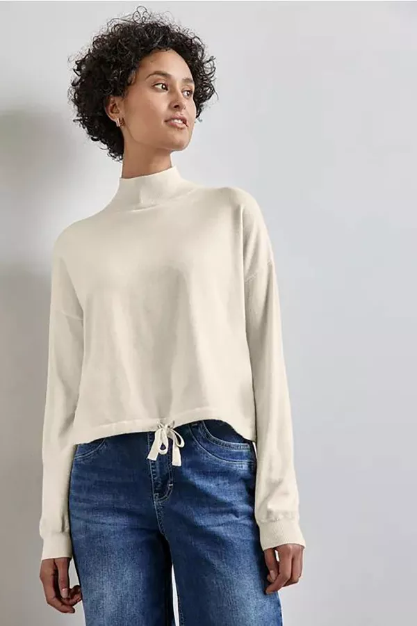 Pull en fine maille avec col montant Street One